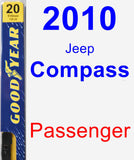 Passenger Wiper Blade for 2010 Jeep Compass - Premium