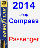 Passenger Wiper Blade for 2014 Jeep Compass - Premium