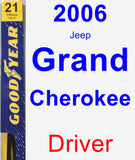 Driver Wiper Blade for 2006 Jeep Grand Cherokee - Premium