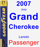 Passenger Wiper Blade for 2007 Jeep Grand Cherokee - Premium