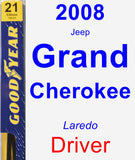 Driver Wiper Blade for 2008 Jeep Grand Cherokee - Premium