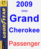 Passenger Wiper Blade for 2009 Jeep Grand Cherokee - Premium