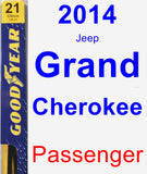 Passenger Wiper Blade for 2014 Jeep Grand Cherokee - Premium