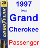 Passenger Wiper Blade for 1997 Jeep Grand Cherokee - Premium