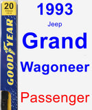 Passenger Wiper Blade for 1993 Jeep Grand Wagoneer - Premium