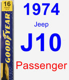 Passenger Wiper Blade for 1974 Jeep J10 - Premium