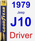 Driver Wiper Blade for 1979 Jeep J10 - Premium