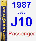 Passenger Wiper Blade for 1987 Jeep J10 - Premium