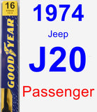 Passenger Wiper Blade for 1974 Jeep J20 - Premium