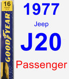 Passenger Wiper Blade for 1977 Jeep J20 - Premium