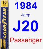 Passenger Wiper Blade for 1984 Jeep J20 - Premium