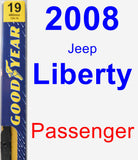 Passenger Wiper Blade for 2008 Jeep Liberty - Premium