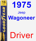 Driver Wiper Blade for 1975 Jeep Wagoneer - Premium