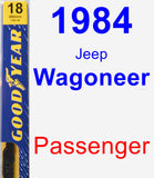 Passenger Wiper Blade for 1984 Jeep Wagoneer - Premium