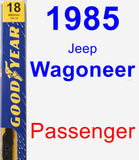 Passenger Wiper Blade for 1985 Jeep Wagoneer - Premium