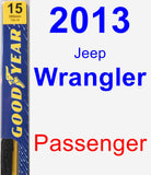 Passenger Wiper Blade for 2013 Jeep Wrangler - Premium