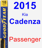 Passenger Wiper Blade for 2015 Kia Cadenza - Premium