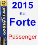 Passenger Wiper Blade for 2015 Kia Forte - Premium