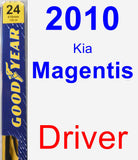 Driver Wiper Blade for 2010 Kia Magentis - Premium