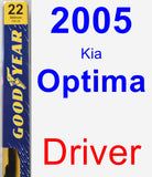 Driver Wiper Blade for 2005 Kia Optima - Premium