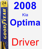 Driver Wiper Blade for 2008 Kia Optima - Premium