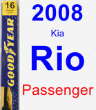 Passenger Wiper Blade for 2008 Kia Rio - Premium