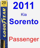 Passenger Wiper Blade for 2011 Kia Sorento - Premium