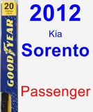 Passenger Wiper Blade for 2012 Kia Sorento - Premium