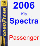 Passenger Wiper Blade for 2006 Kia Spectra - Premium