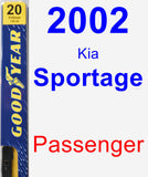 Passenger Wiper Blade for 2002 Kia Sportage - Premium