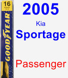 Passenger Wiper Blade for 2005 Kia Sportage - Premium