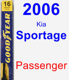 Passenger Wiper Blade for 2006 Kia Sportage - Premium