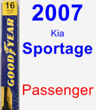 Passenger Wiper Blade for 2007 Kia Sportage - Premium