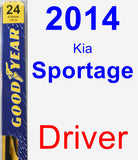 Driver Wiper Blade for 2014 Kia Sportage - Premium