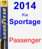 Passenger Wiper Blade for 2014 Kia Sportage - Premium