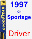 Driver Wiper Blade for 1997 Kia Sportage - Premium