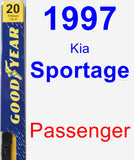 Passenger Wiper Blade for 1997 Kia Sportage - Premium