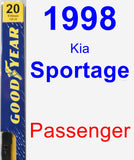 Passenger Wiper Blade for 1998 Kia Sportage - Premium