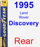 Rear Wiper Blade for 1995 Land Rover Discovery - Premium