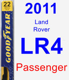 Passenger Wiper Blade for 2011 Land Rover LR4 - Premium