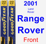 Front Wiper Blade Pack for 2001 Land Rover Range Rover - Premium