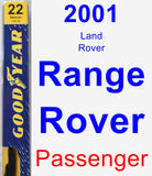 Passenger Wiper Blade for 2001 Land Rover Range Rover - Premium
