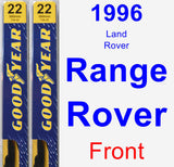 Front Wiper Blade Pack for 1996 Land Rover Range Rover - Premium