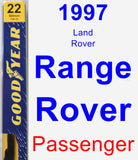Passenger Wiper Blade for 1997 Land Rover Range Rover - Premium