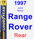Rear Wiper Blade for 1997 Land Rover Range Rover - Premium