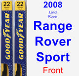 Front Wiper Blade Pack for 2008 Land Rover Range Rover Sport - Premium