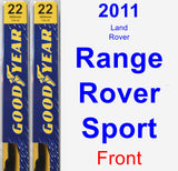 Front Wiper Blade Pack for 2011 Land Rover Range Rover Sport - Premium