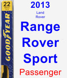 Passenger Wiper Blade for 2013 Land Rover Range Rover Sport - Premium