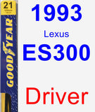 Driver Wiper Blade for 1993 Lexus ES300 - Premium