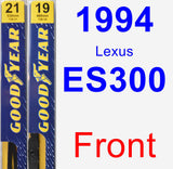 Front Wiper Blade Pack for 1994 Lexus ES300 - Premium